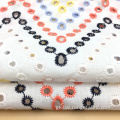 Lace Cotton Eyelet Fabric Embroidery suiss lace Japanese Fabric Cotton For Wholesales Factory